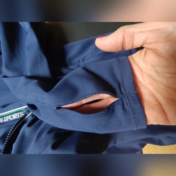 Love & Sports Women's Zip Front Performance Activewear Jacket | Size Large - Picture 7 of 9